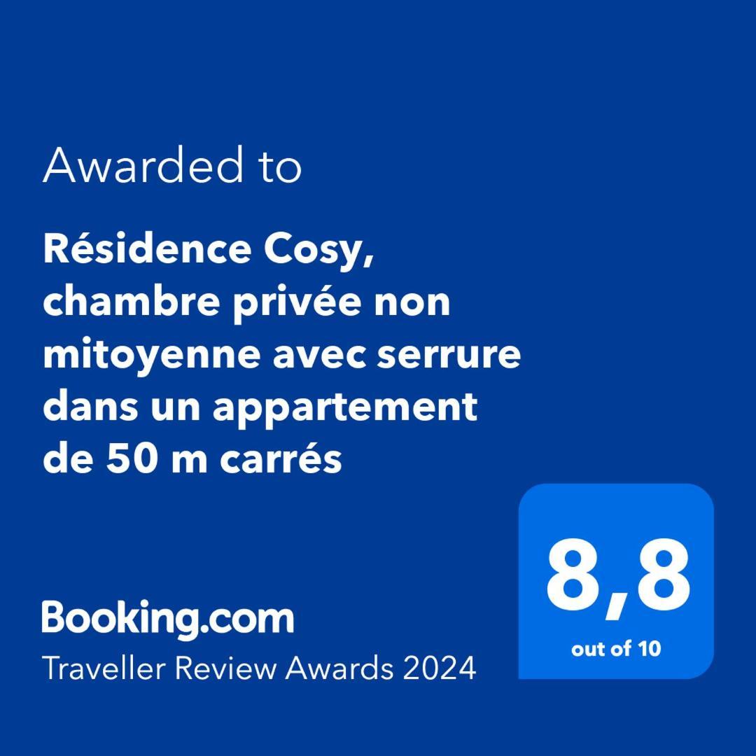 Residence Cosy, Chambre Privee Non Mitoyenne Avec Serrure Dans Un Appartement De 50 M Carres Bois-Colombes Pokój zdjęcie